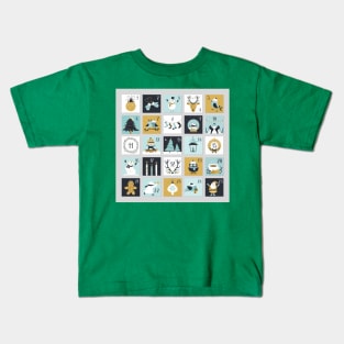 Christmas Calendar Kids T-Shirt